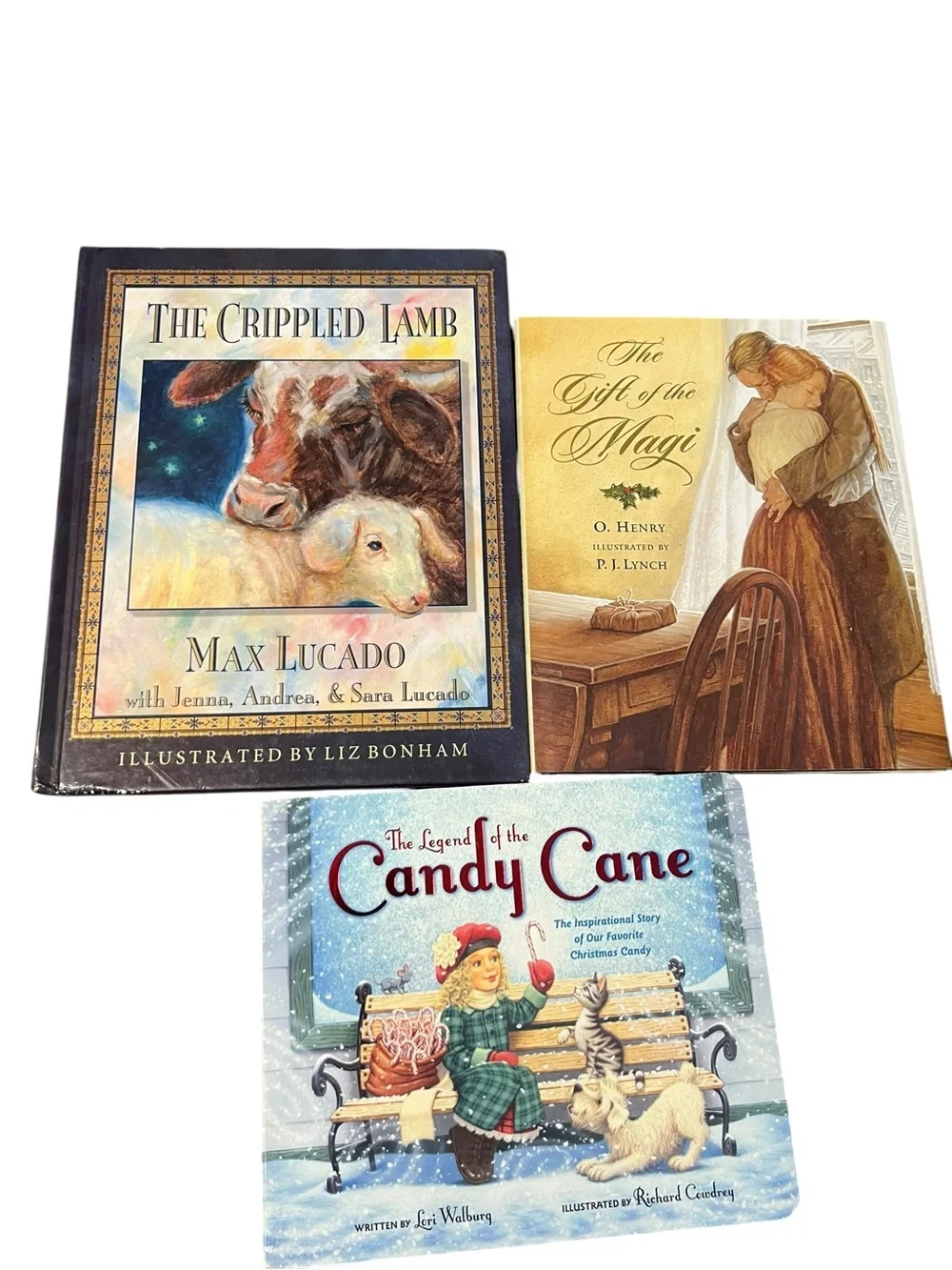 Kids Christian Christmas Holiday Hardcover Picture Books - Lot of 3 Books